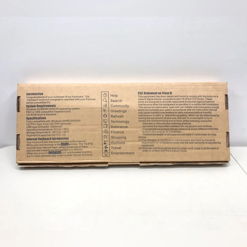 Vintage Zippy WK-88 Inter-Media Desktop Computer Keyboard‎ BRAND NEW IN BOX!
